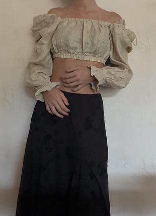 Топ білий zara 3