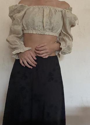 Топ білий zara 4
