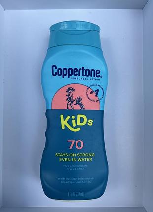 Coppertone kids spf 70 сонцезахисний лосьйон 237 мл