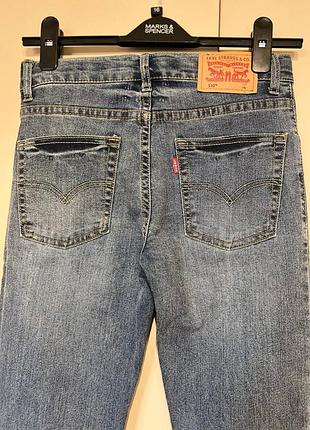 Джинси скінні levi's 510 skinny оригінал на зріст 164 (14 a) левайс сині