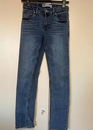 Джинси скінні levi's 510 skinny оригінал на зріст 164 (14 a) левайс сині