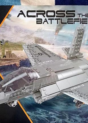Конструктор дитячий зсу xingbao xb-06026 літак f-35 військовий 646 деталей