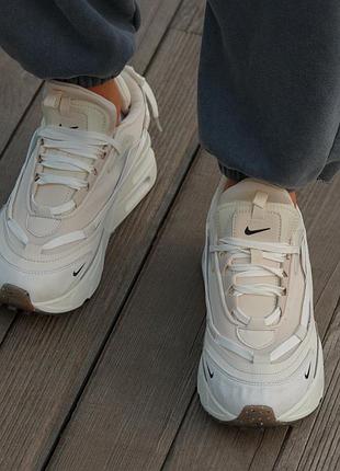 Кроссовки nike air max furyosa white beige