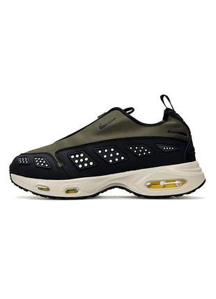 Чоловічі кросівки nike air max sndr, кросівки найк кольору хакі, демісезонні
