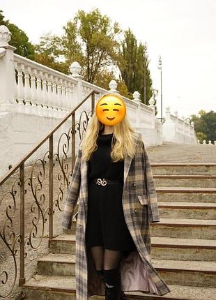 Кашемірове пальто в клітинку 2