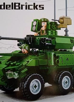 Конструктор дитячий sluban m38-b0753 зсу бронемашина 382 деталі