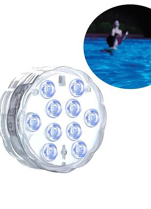 Світлодіодна плаваюча підсвітка для басейну rainbow shower led 18506. працює від батарейок 3 шт «ааа»