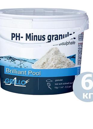 Ph-мінус для басейну grillo 80024, 6 кг – зниження рівня ph