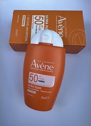 Avène ultra fluid spf 50 сонцезахисний флюїд, 50 мл