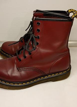 Ботинки dr. martens 1460 cherry red размер 40-41 ботинки