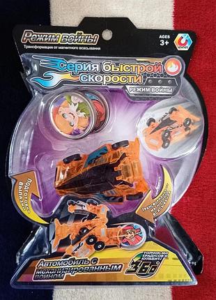 Скречер - "скричеры дикие" orange - screechers wild! - машинка-трансформер