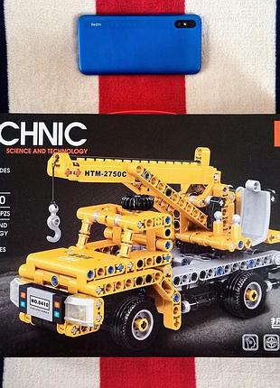 Конструктор - юный техник кран - zhe gao ql0410 - technic science and technology - конструктор юной технике