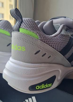 Кроссовки adidas strutter wide eg8383 серо-зеленые оригинал 5