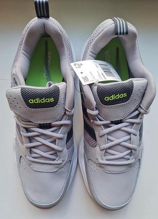 Кроссовки adidas strutter wide eg8383 серо-зеленые оригинал 4
