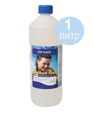 Флокер (коагулянт, флокулянт) жидкий для воды в бассейне kerex 80011, 1 л – очищение мутности