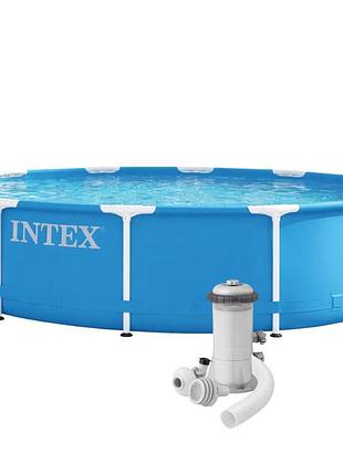 Каркасний басейн intex 28212, 366 x 76 см (басейн, фільтр 2 006 л/год)