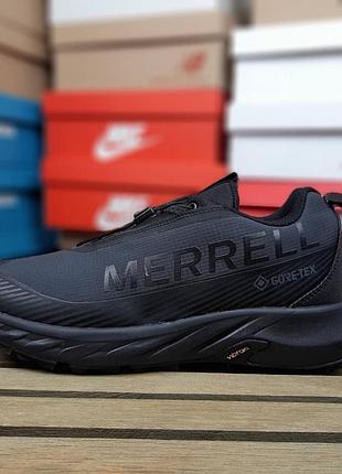 Чоловічі кросівки merrell agility peak 5 gtx gore tex темно сірі