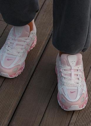 Кроссовки nike p-6000 pink custom