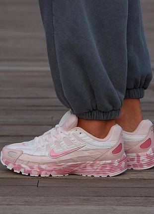 Кросівки nike p-6000 pink custom 2