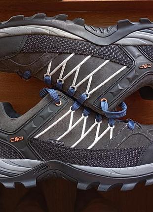 Мужские треккинговые кроссовки cmp rigel low trekking waterproof мембрана 3q13247 оригинал р.45