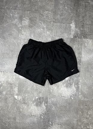 Спортивні шорти nike найк для бігу тренувань з підкладкою сіткою легкі чорні шорти xl