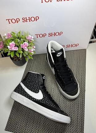 Оригинальные кроссовки nike высокие кожаные хайтопы