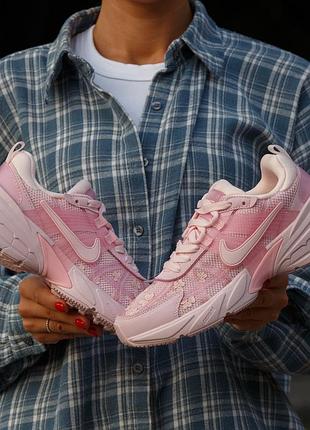 Кроссовки nike runtek pink flowers