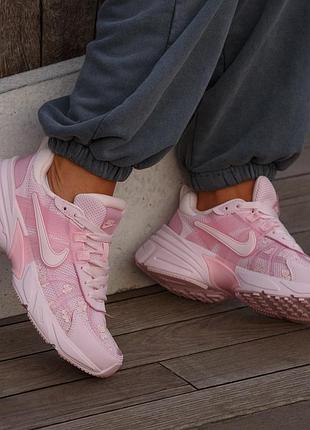 Кроссовки nike runtek pink flowers 7
