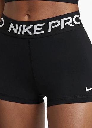 Шорти жіночі nike pro black cz9857-010 розміру m