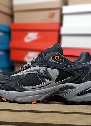 Жіночі кросівки new balance 725 ml725 сірі з помаранчевим
