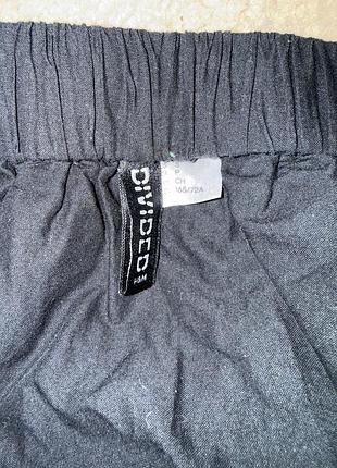 Чорна міні спідниця h&m 3