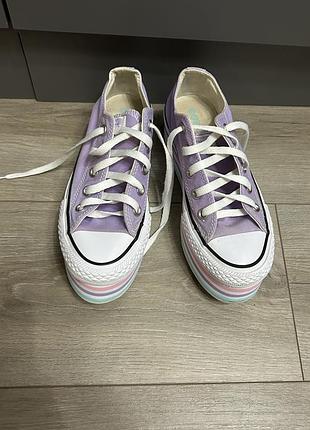 Кеди converse на платформі 3