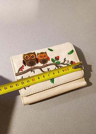 Кошелек, вышивка , сова, совы 4