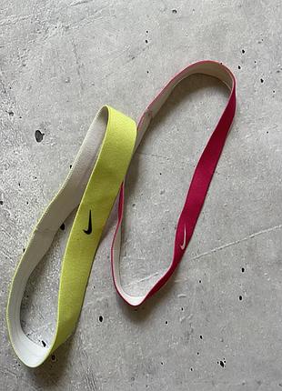 Набір еластичних спортивних пов'язок на голову бренду nike
