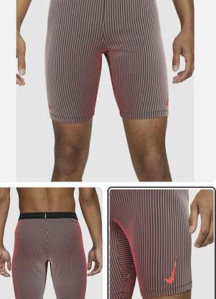 Чоловічі бігові шорти nike aeroswift 1/2 tights розмір m