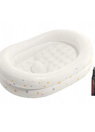 Дитяча надувна ванна intex 48523 «зірка», 89 х 66 х 25 см