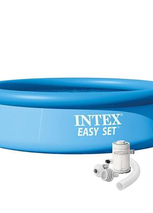 Надувний басейн intex 28122, 305 х 76 см (басейн, фільтр 1250 л/год)