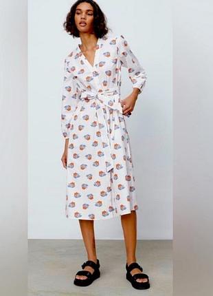 Zara сукня квіти