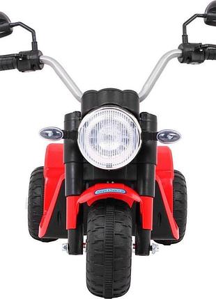 Детский аккумуляторный мотоцикл ramiz minibike красный