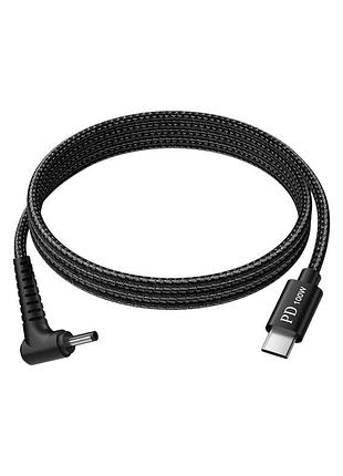 Кабель для ноутбука lenovo type-c - dc 4.0x1.7 з тригером pd 100w (20v/5a), 2 метри guangxingtong