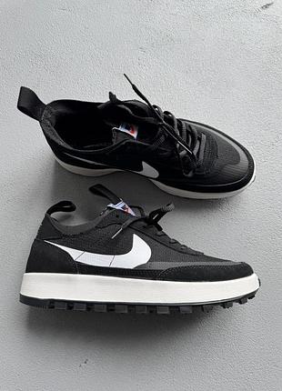 Чоловічі чорні кросівки nike craft tom sachs black white х крафт 42