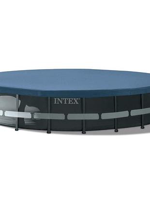 Захисний тент-чохол intex 11289, ø 610 см для каркасного басейну