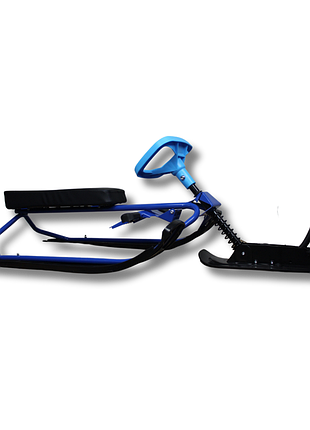Санки-мотоцикл prime sport snow moto синие