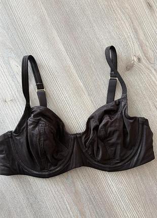 Шоколадний бюстгальтер сіточка primark