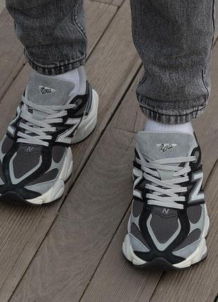 Кроссовки new balance 9060 black grey