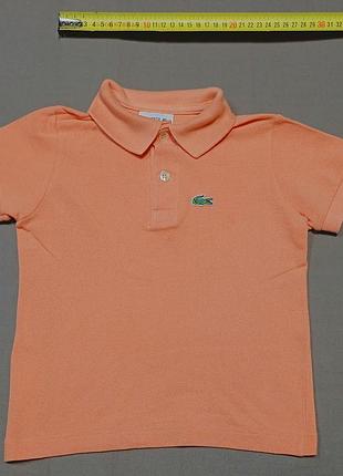 Плечі 25 см lacoste size 3 yrs 98см  коралове  поло 
100% cotton