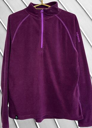 Женская фиолетовая флисовая кофта stormberg l 40 48 штормберг фиолетовая флиска 1/4 zip с молнией тепла спортивная кофта 48