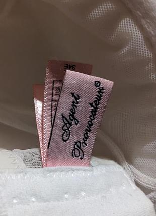 Люксовый кружевной бюстгальтер agent provocateur knickers forever (75e / 90e) 8