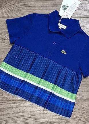 Стильна футболка-поло lacoste на вік 5-6 років/110-116 см.