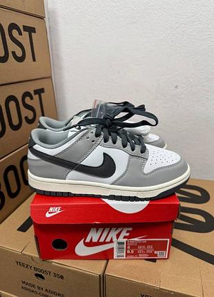 Кроссовки nike sb dunk low grey black / найк данк серые 36 37 38 39 40